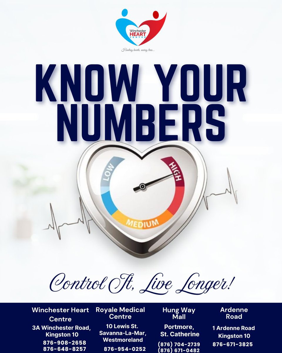 winchesterheart's tweet photo. High or low—your blood pressure tells a story.

Know your numbers, control your health, and live longer.

Visit Winchester Heart Centre today.

#HeartHealth #KnowYourNumbers #WinchesterHeart https://t.co/E1KYXjHb9v