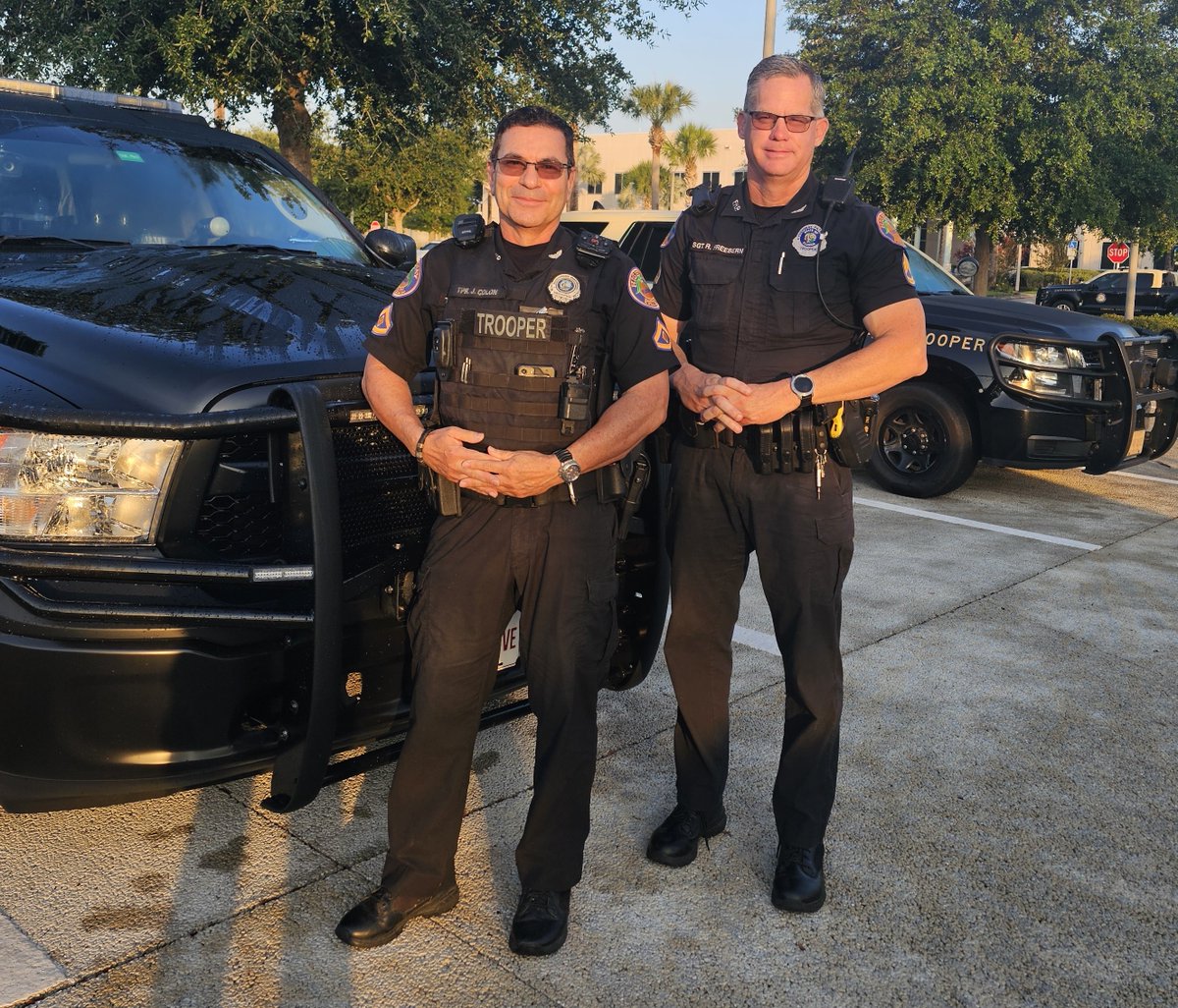 Trooper Tuesday, Sgt. Freebern and Tpr. Colon, CVE Orlando.