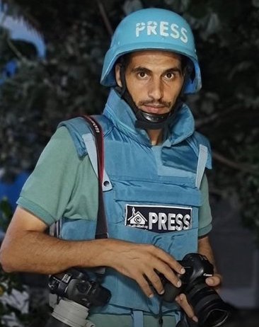 The latest victim of the Israeli army's deliberate targeting of journalists, Hassan Abdelfattah Eslaish, was killed by a drone in his hospital bed at the Nasser Medical Hospital while receiving treatment to an earlier injury he sustained only a few weeks ago. <a href="/NUJofficial/">NUJ</a>