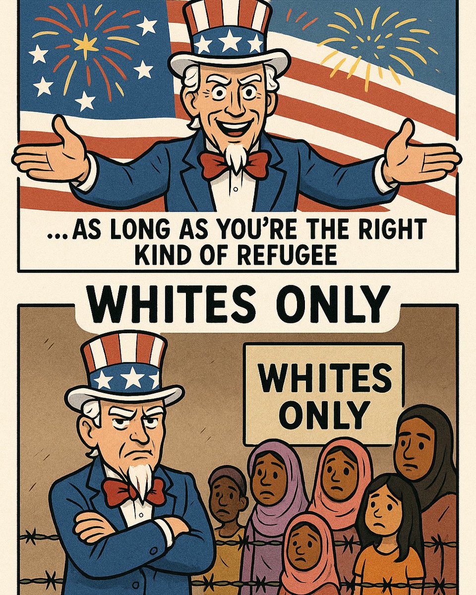 #Immigration #Refugees #SouthAfrica #TPS #Deport #Afghanistan #Venezuela <a href="/StephenM/">Stephen Miller</a> <a href="/elonmusk/">Elon Musk</a>