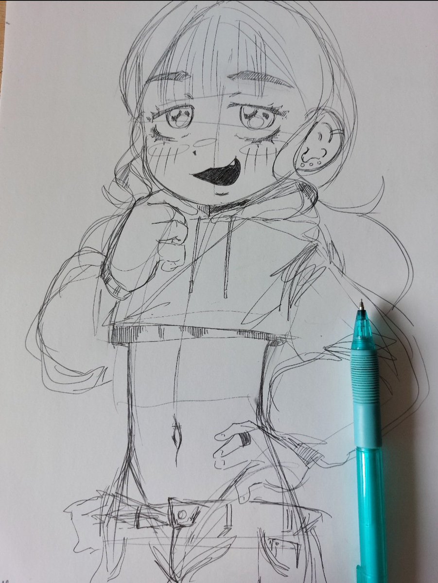 👧
#スケッチ #イラスト #sketchart #illustration