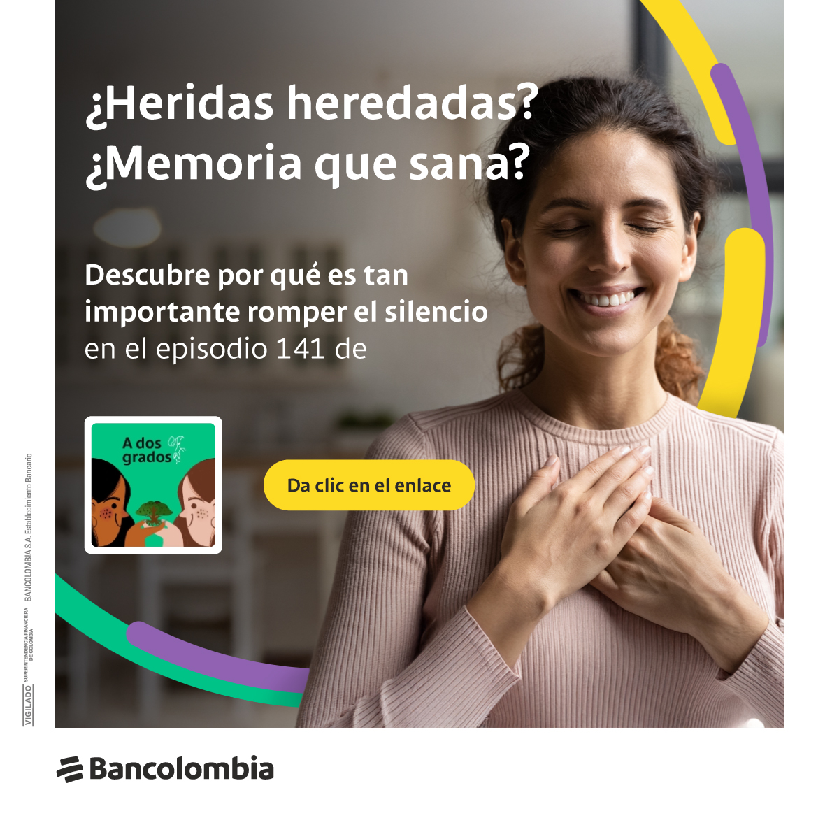 PiscisJD's tweet photo. ¿Se heredan las heridas? Descubran el impacto del trauma generacional del conflicto en Colombia y de qué manera hablar de lo sucedido puede ser clave para sanar. Escuchen cómo lograrlo 👉https://t.co/7KA4AXbyCu https://t.co/sNhfmXDKe5