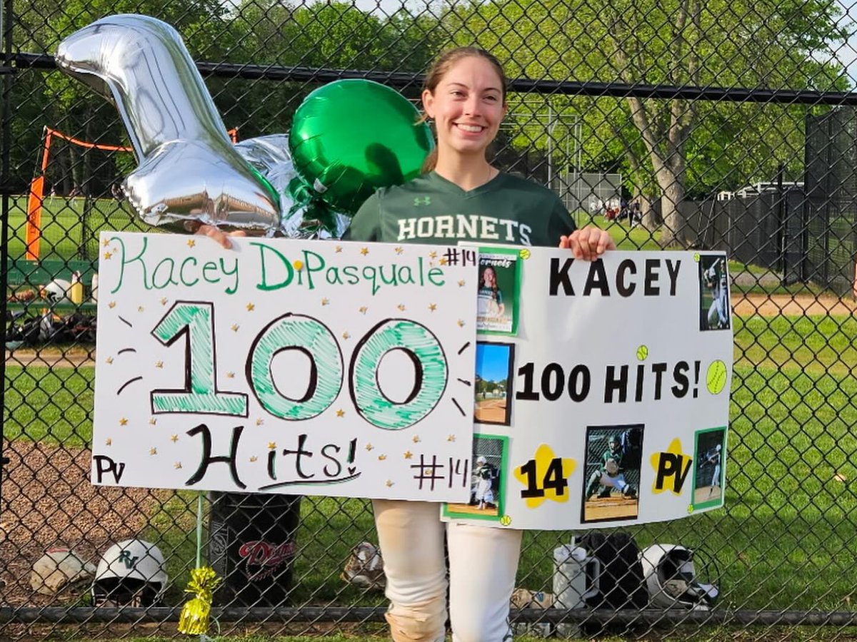 Nice day for <a href="/PVHS_SPORTS/">Passaic Valley Athletics & Activities</a> softball, on 'Senior Day', and a note of appreciation and congrats to <a href="/KaceyDiPasquale/">Kacey DiPasquale 2025</a> on attaining an impressive milestone in her high school career.