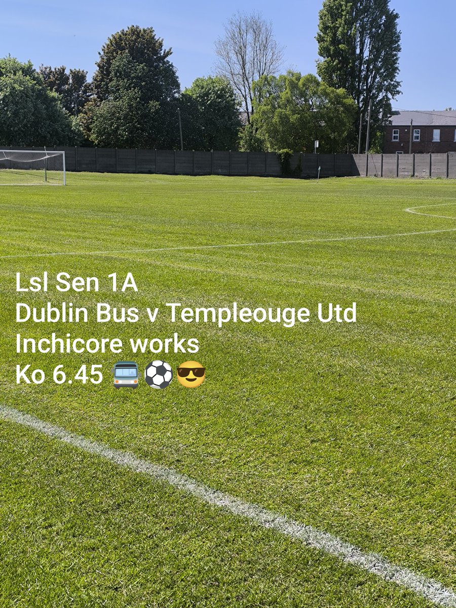 Dublin Bus fc (@dublinbusfc) on Twitter photo We welcome <a href="/TUFC1977/">Templeogue United FC</a> to Inchicore works this evening <a href="/LSLLeague/">Leinster Senior League</a> Sen 1A Sunday
Penultimate home fixture of the season. Lovely evening for it, get out & support the lads ๐โฝโ๏ธ๐ We welcome <a href="/TUFC1977/">Templeogue United FC</a> to Inchicore works this evening <a href="/LSLLeague/">Leinster Senior League</a> Sen 1A Sunday
Penultimate home fixture of the season. Lovely evening for it, get out & support the lads ๐โฝโ๏ธ๐