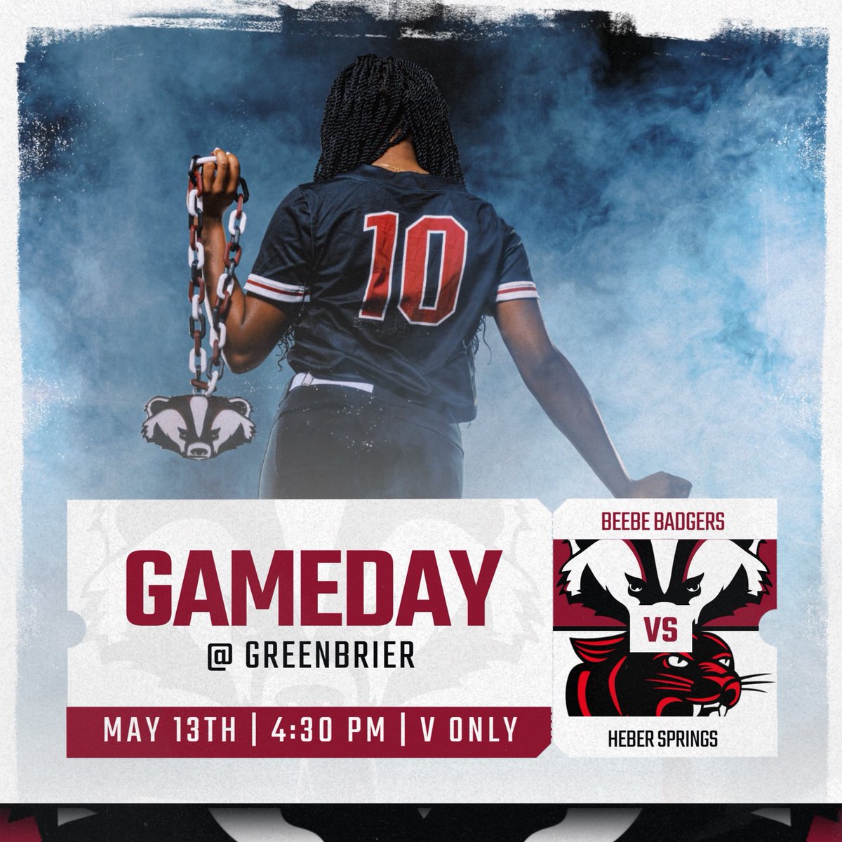 One final game before state! Your Lady Badgers travel to Greenbrier to take on the Heber Springs Panthers to prepare for the state tournament! #bprd #alreadywritten #beebesb🥎