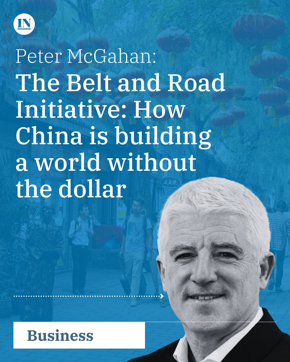 "While the West has used the dollar to punish and persuade in the past, China has been quietly laying the groundwork for a world where the dollar is no longer needed by them."

Read Peter McGahan: tinyurl.com/mwchv265