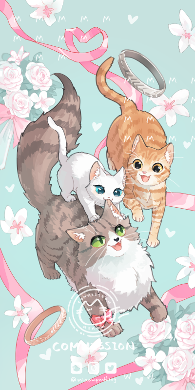 miaowpudding19's tweet image. 貓貓桌布委託UwU
#commissions