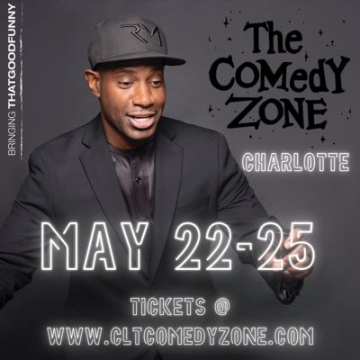 If you’re in the Charlotte NC, Area
 Memorial Day Weekend 
Stop ✋🏾 by <a href="/ComedyZoneCLT/">The Comedy Zone</a>