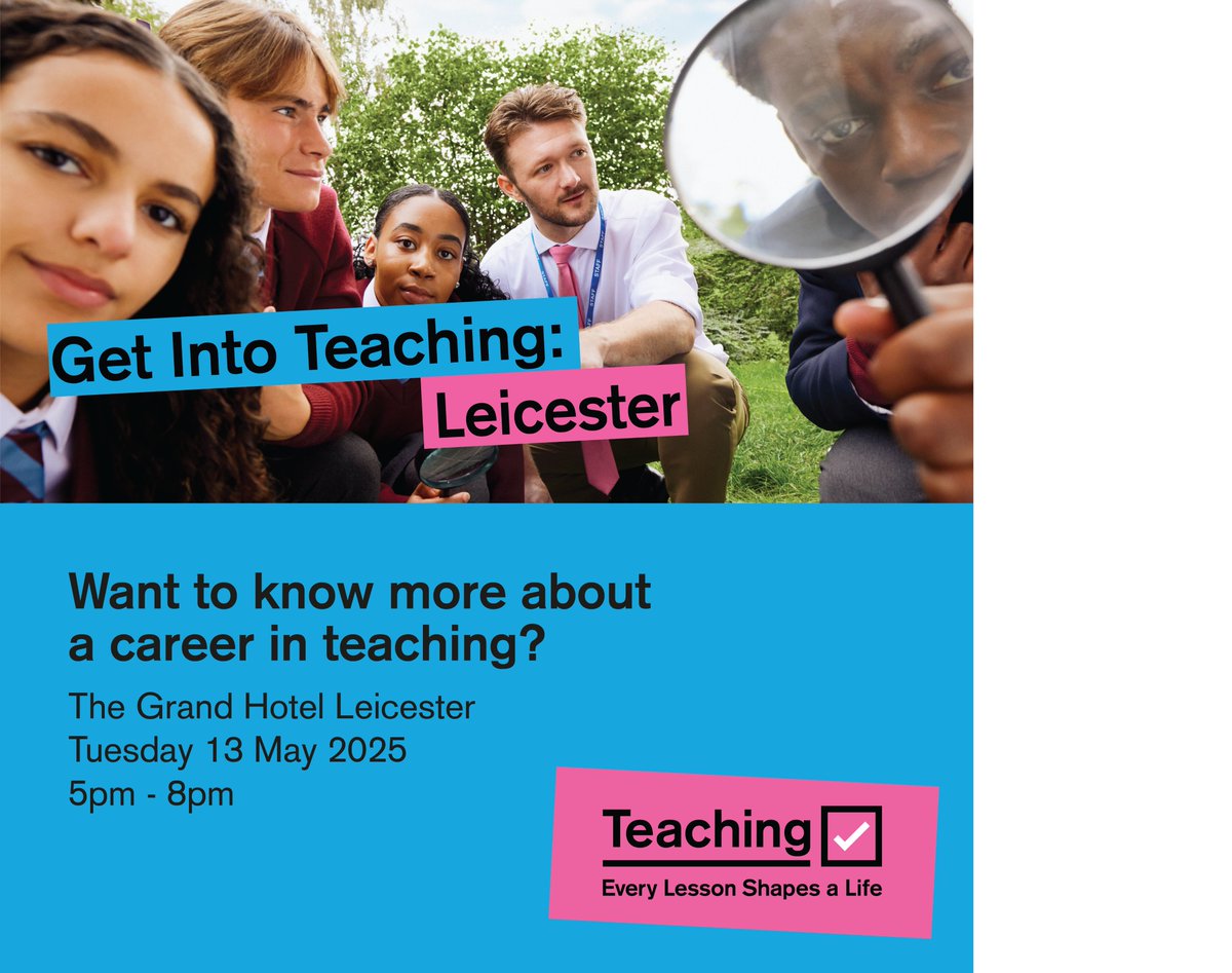Leicester & Leicestershire SCITT (@leicesterscitt) on Twitter photo Really looking forward to meeting potential trainee teachers later. Come and have a chat with us. #PGCE #qts #Teaching <a href="/ChearnPalmer/">Clare Hearn-Palmer</a> <a href="/kellisSCITTDDir/">Keith Ellis</a> <a href="/mrsbrewtandcake/">Fe Brewer</a> <a href="/saramca/">Sara McAdam</a> <a href="/LeLTSH/">Leicester & Leicestershire Teaching School Hub</a> <a href="/uniofleicester/">University of Leicester</a> <a href="/getintoteaching/">Teaching</a> <a href="/TELAteaching/">TELA CPD and ACHIEVE with TELA Teacher Training</a> Really looking forward to meeting potential trainee teachers later. Come and have a chat with us. #PGCE #qts #Teaching <a href="/ChearnPalmer/">Clare Hearn-Palmer</a> <a href="/kellisSCITTDDir/">Keith Ellis</a> <a href="/mrsbrewtandcake/">Fe Brewer</a> <a href="/saramca/">Sara McAdam</a> <a href="/LeLTSH/">Leicester & Leicestershire Teaching School Hub</a> <a href="/uniofleicester/">University of Leicester</a> <a href="/getintoteaching/">Teaching</a> <a href="/TELAteaching/">TELA CPD and ACHIEVE with TELA Teacher Training</a>