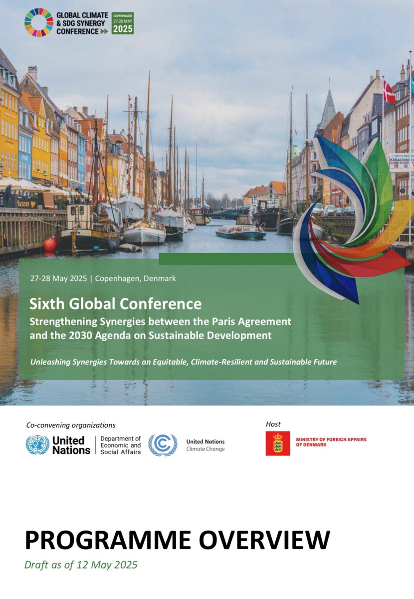 Excited to share I’ve been awarded a scholarship to attend the UN’s 6th Global #Climate &amp; #SDG Synergies Conference in Copenhagen 🇩🇰 this May! A key chance to advance my work on sustainability &amp; the future of the #SDGs. See you there! 🌍 #ClimateAction #Agenda2030