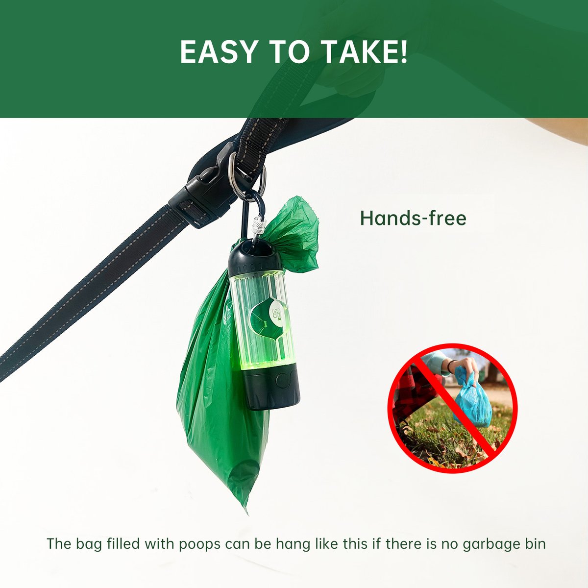 tanxuemeigx's tweet image. Upgraded hands-free dog poop bag dispenser with LED flashlight night light and locked carabiner

#carabiner #nightlights #ledflashlight #poopbag #poopbagdispenser