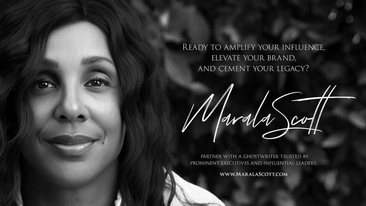 Is it time to transform your experiences into a book that only you—and the right ghostwriter-can create?
Reach out today: MaralaScott.com
