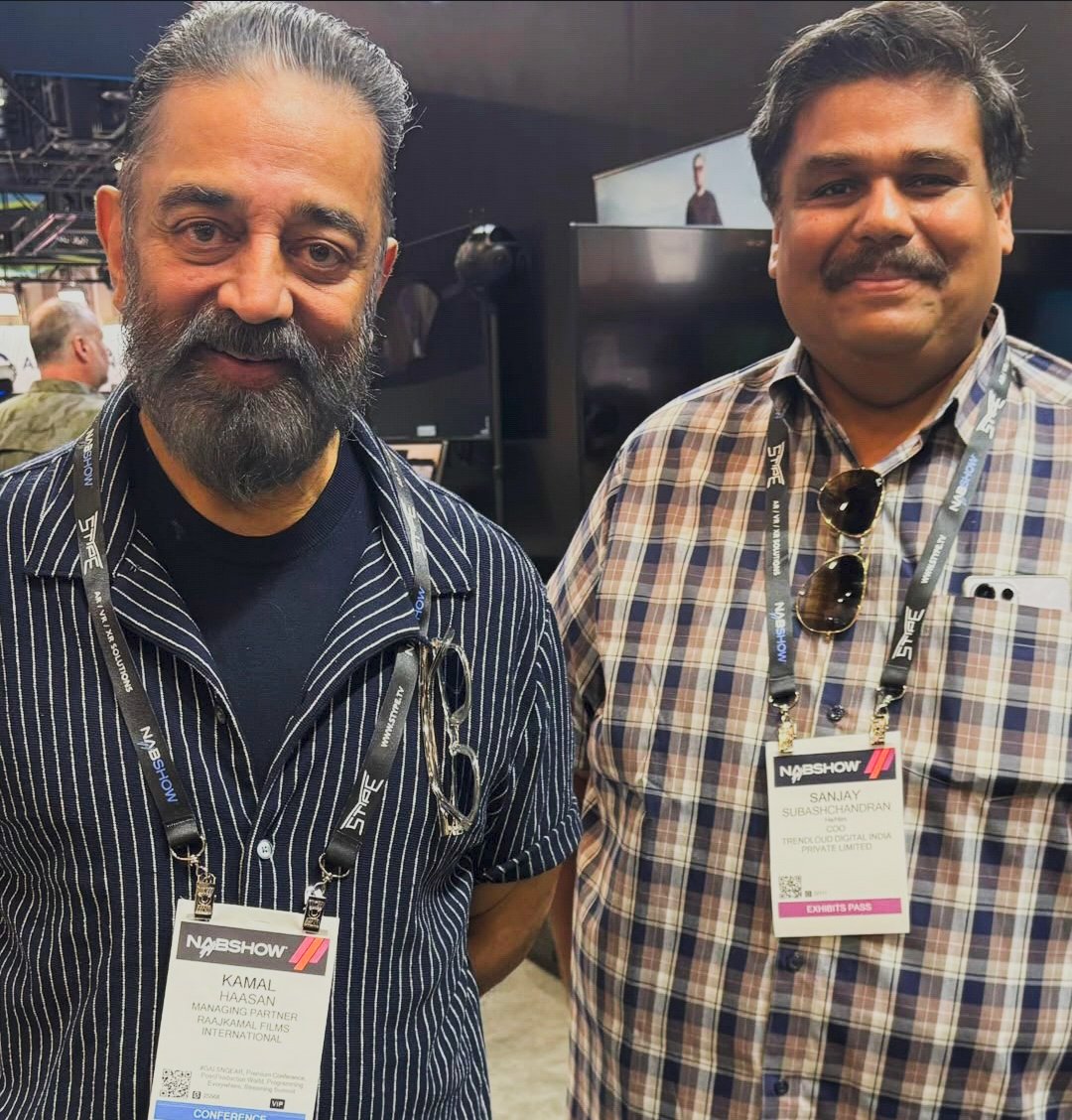 #KamalHaasan during the #nabshow with one of my friends
