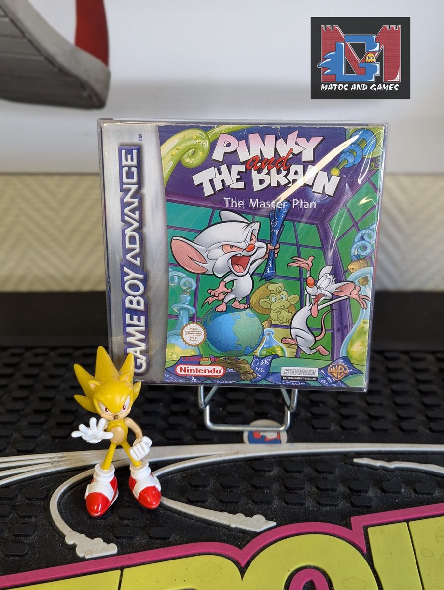 MatosandGames's tweet photo. Hop ! Un Pinky and The Brain qui arrive 😊
#retrogaming #nintendo #gba #gameboyadvance #pinkyandthebrain #minusetcortex #matosandgames https://t.co/Ya60EKHIpl