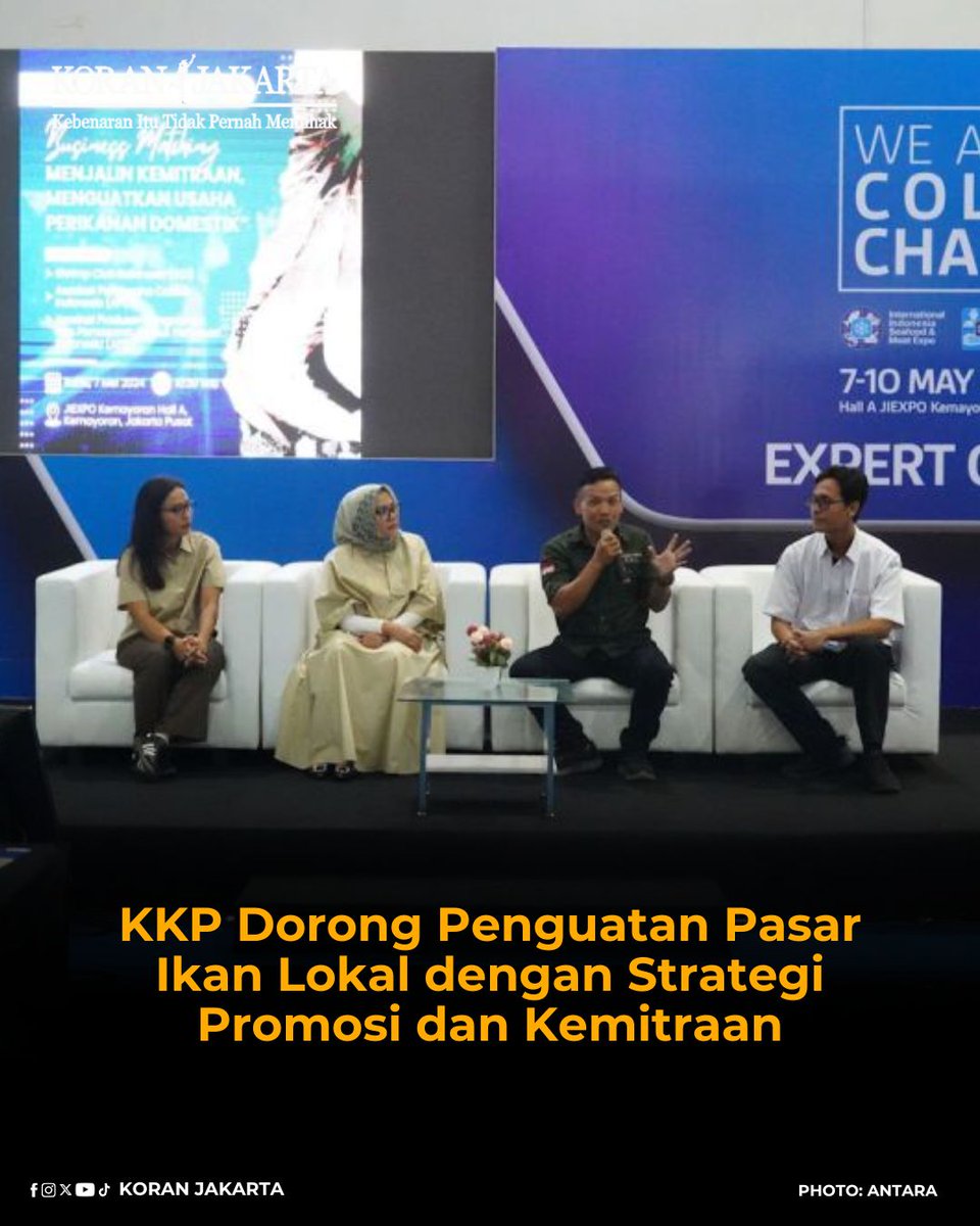 KKP terus memperkuat pasar perikanan domestik melalui promosi terpadu dan temu mitra strategis guna meningkatkan daya saing serta distribusi produk lokal.

Selengkapnya di koran-jakarta.com/2025-05-13/kkp…