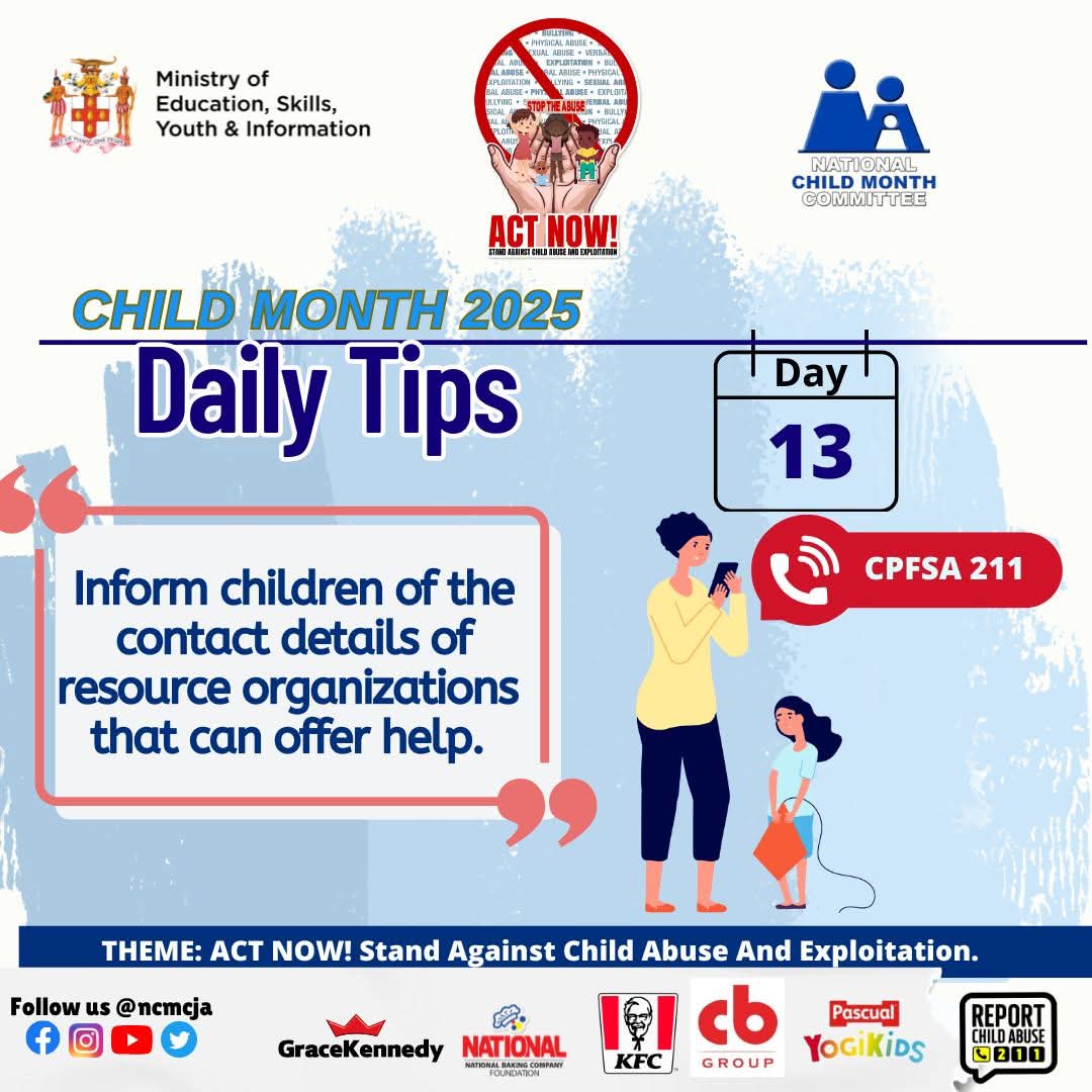 JISNews's tweet image. Empower your child with introductions to organisations on-standby to assist them.

CPFSA is only a 211 away.

#ChildMonth
#ChildMonth2025
