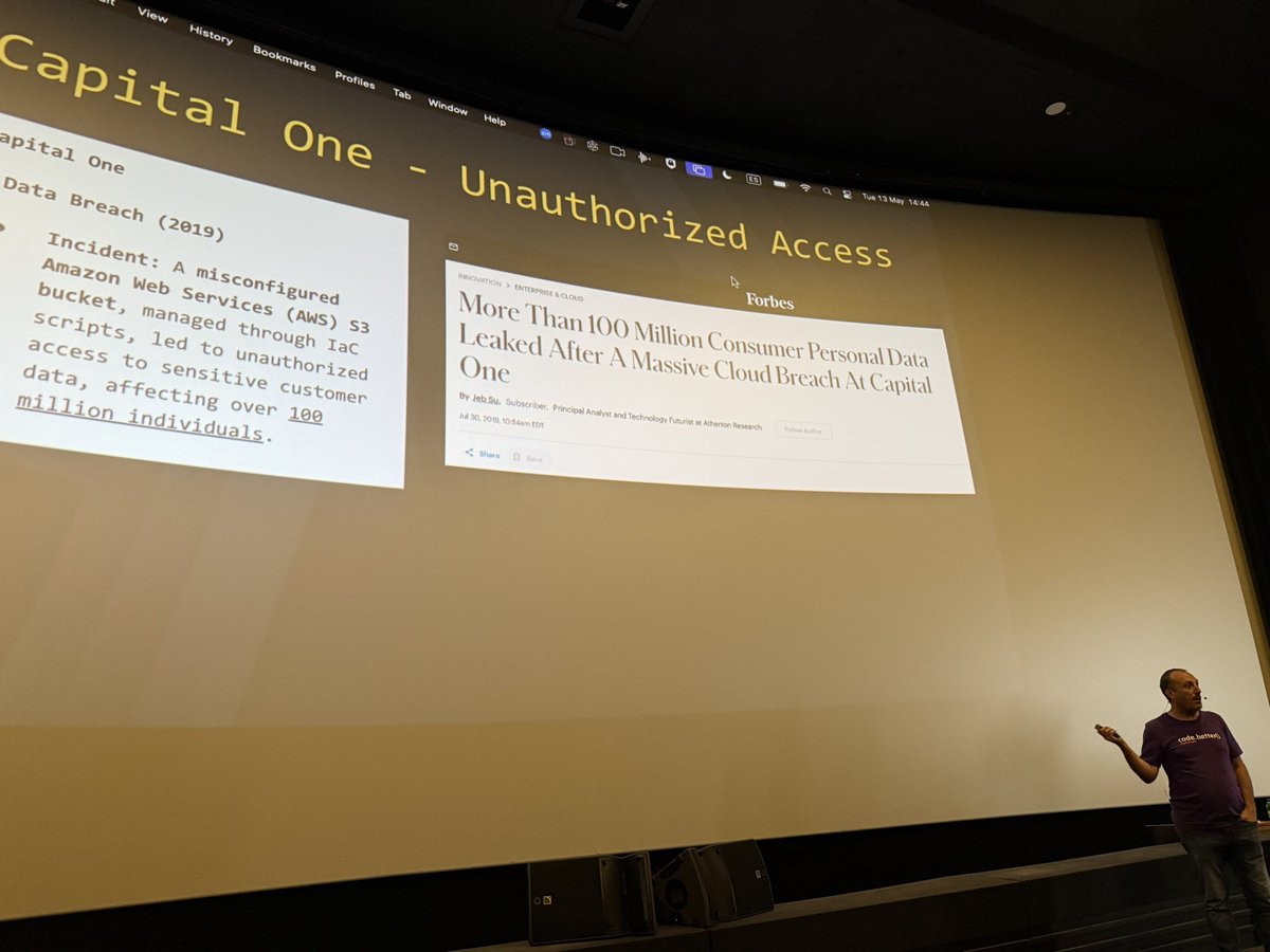 devops_thiago's tweet image. Now at @vilojona’s talk @jcon_conference — eye-opening stuff on common mistakes in Infrastructure as Code! Even big players fall into traps like hardcoded secrets and too-permissive access. IaC needs love too!
#JCON2025 #IaC #devops #DevSecOps #CloudSecurity #DevLife