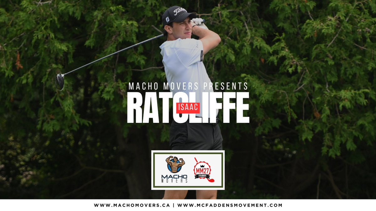 Announcing the first celebrity of this year's tournament, presented by Macho Movers 💪

Former <a href="/Storm_City/">Guelph Storm</a> captain Isaac Ratcliffe returns for the 5th Annual #MM27CelebrityClassic ⛳️