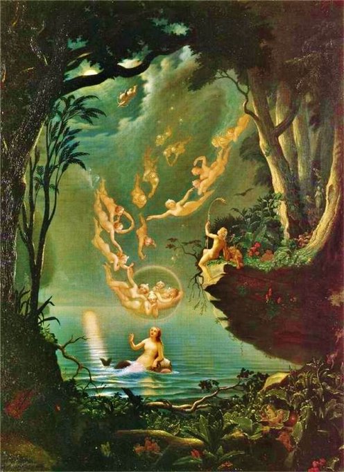 In South-West Scotland, babies before they were twenty-one days old would have their right hands "baptized" in the sea to protect them against mermaids... #FairytaleTuesday #mermay2025