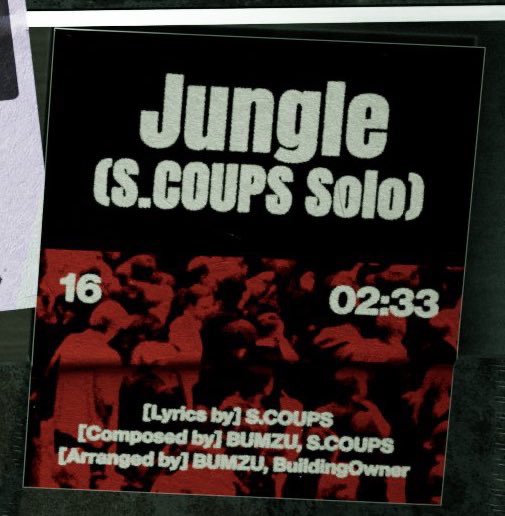 Scoups participated in 2 songs for 5th album "Happy Burstday"

-THUNDER (title) - composed by scoups
-JUNGLE (scoups solo) - lyrics &amp; composed by scoups