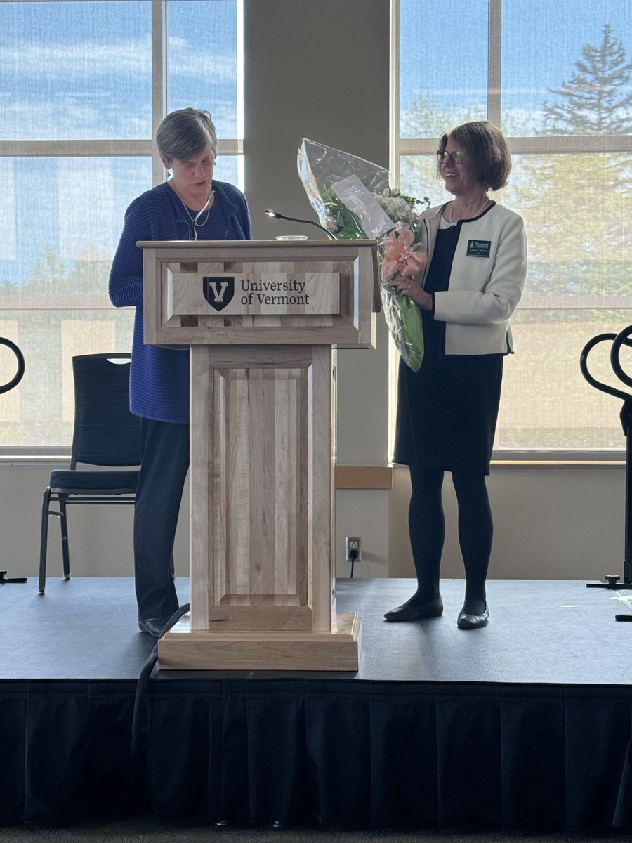 UVMPattyPrelock's tweet image. Congratulations on your retirement Dean Leslie Parise and thank you for leadership @UVMCALS @uvmvermont