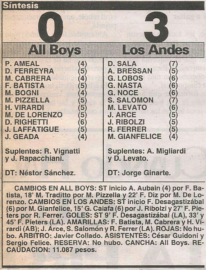 13/05/2000

All Boys Vs Los Andes