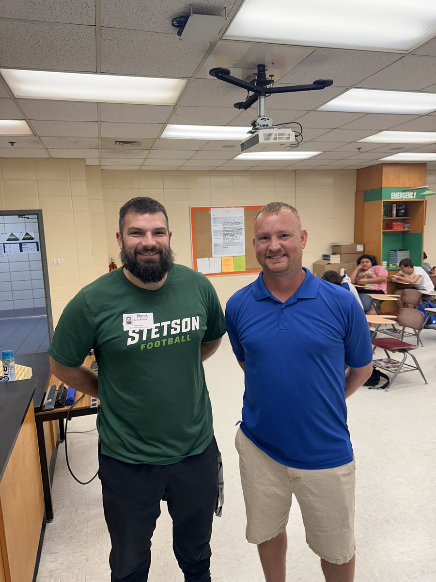 Dustin Kincaid (@coachklbs) on Twitter photo I appreciate <a href="/CoachBraswell1/">Jesse Braswell</a>, Coach Minzy and <a href="/CoachComstockTC/">Zack Comstock</a> for allowing me to meet the <a href="/TaycoBulldogs/">Taylor County Football</a>. They have some great things brewing this season coming up!! Excited to build a relationship!!
#ChaseGreatness #GoHatters #SUitUp I appreciate <a href="/CoachBraswell1/">Jesse Braswell</a>, Coach Minzy and <a href="/CoachComstockTC/">Zack Comstock</a> for allowing me to meet the <a href="/TaycoBulldogs/">Taylor County Football</a>. They have some great things brewing this season coming up!! Excited to build a relationship!!
#ChaseGreatness #GoHatters #SUitUp