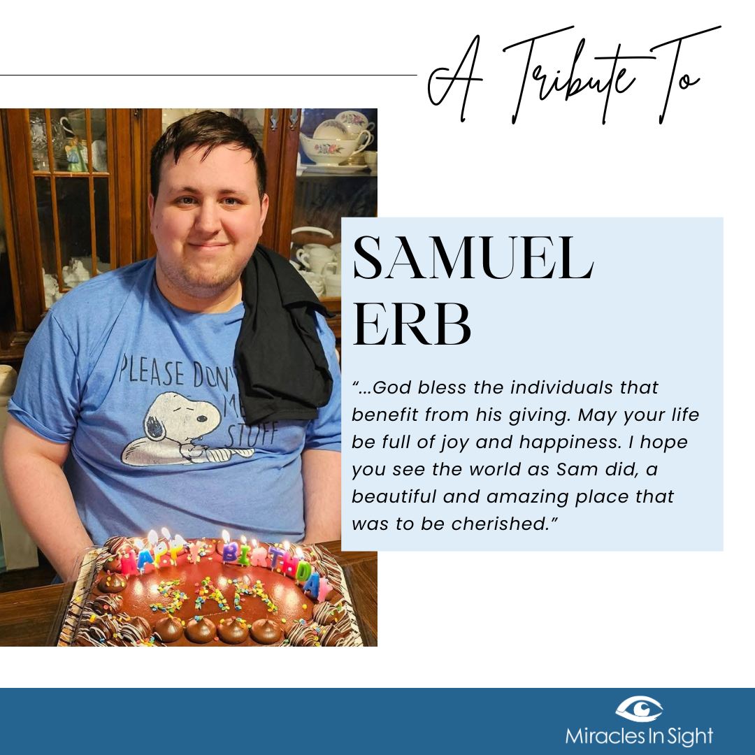 "In 2020, just before the pandemic struck, we discovered Sam had Type 1 Diabetes. He nearly passed early that year, but God spared him &amp; let him remain with us. His last act on this earth was to give" says, his father, Robert. To read more, click here: loom.ly/2RvSI6Y