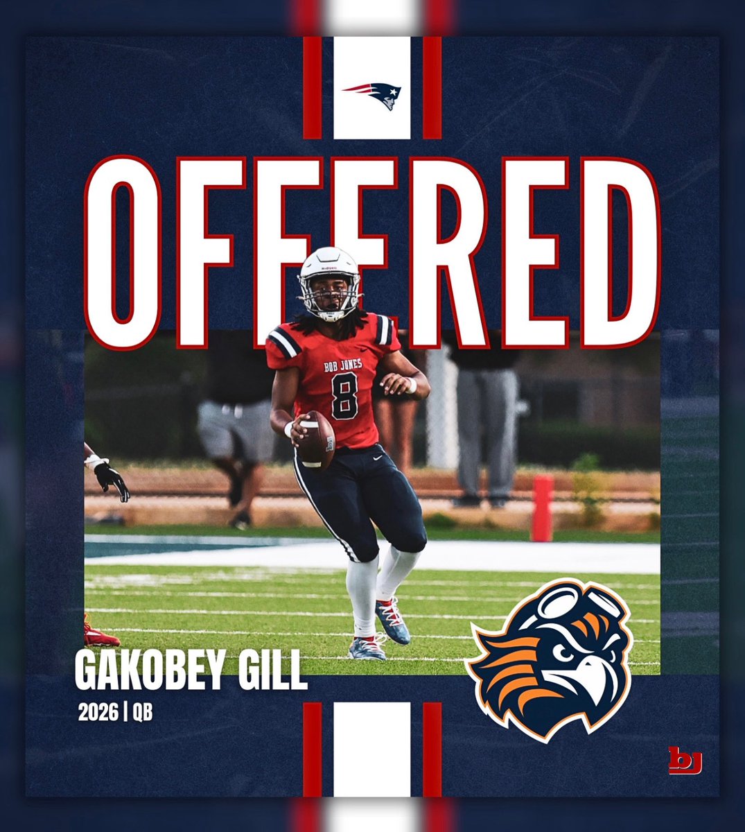 Bob Jones Football (@bjhs_football) on Twitter photo Congratulations to Gakobey Gill on earning an offer from UT Martin !
#EAT | #BJP | <a href="/BJRecruiting/">Bob Jones High School Football Recruiting</a> Congratulations to Gakobey Gill on earning an offer from UT Martin !
#EAT | #BJP | <a href="/BJRecruiting/">Bob Jones High School Football Recruiting</a>