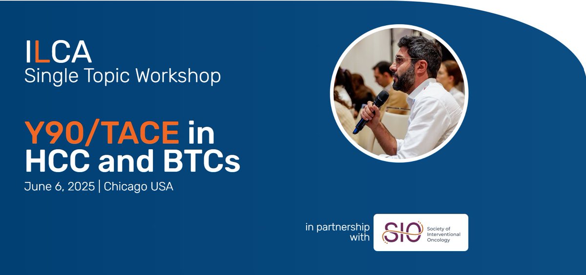 CASL (@caslupdates) on Twitter photo Join <a href="/ILCAnews/">ILCA</a> for the ILCA 2025 Single Topic Workshop on Y90 and TACE in HCC and BTCs!
🗓️ 6 June 2025 📍 Chicago, US
Don't miss this opportunity to engage in close-knit discussions with some of the most respected experts in the field. 
#LiverTwitter #LiverCancer #HCC Join <a href="/ILCAnews/">ILCA</a> for the ILCA 2025 Single Topic Workshop on Y90 and TACE in HCC and BTCs!
🗓️ 6 June 2025 📍 Chicago, US
Don't miss this opportunity to engage in close-knit discussions with some of the most respected experts in the field. 
#LiverTwitter #LiverCancer #HCC