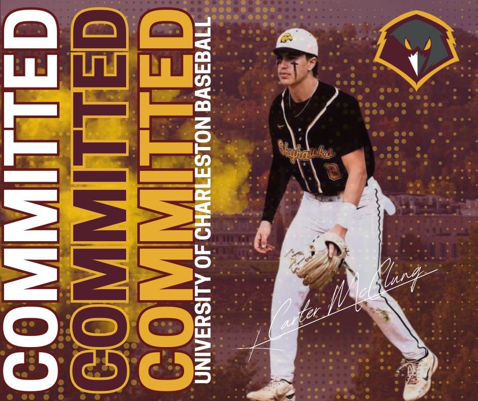carter (@carter_mcclung) on Twitter photo Blessed to announce that I will be continuing my academic and athletic career at a The University Of Charleston!
#WingsUp
<a href="/DPetey27/">Dean Peterson</a> <a href="/CLyles32/">Carter Lyles</a> <a href="/UCWV_Baseball/">Charleston Golden Eagles Baseball</a> <a href="/DatDudeKB28/">Kris Barrett</a> <a href="/Easton_Cook11/">Easton Cook</a> Blessed to announce that I will be continuing my academic and athletic career at a The University Of Charleston!
#WingsUp
<a href="/DPetey27/">Dean Peterson</a> <a href="/CLyles32/">Carter Lyles</a> <a href="/UCWV_Baseball/">Charleston Golden Eagles Baseball</a> <a href="/DatDudeKB28/">Kris Barrett</a> <a href="/Easton_Cook11/">Easton Cook</a>