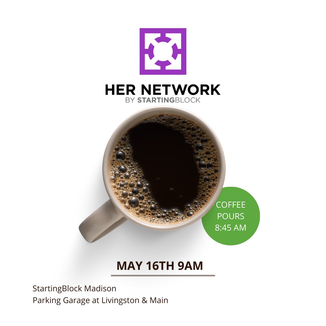 StartingBlock Madison (@startingblockm) on Twitter photo Her Network will take place this Friday starting at 9AM!
The favored facilitated networking will take place in a space encouraging women to reach their full potential in business.
RSVP here for Friday's session: hubs.li/Q03m3NWr0 Her Network will take place this Friday starting at 9AM!
The favored facilitated networking will take place in a space encouraging women to reach their full potential in business.
RSVP here for Friday's session: hubs.li/Q03m3NWr0