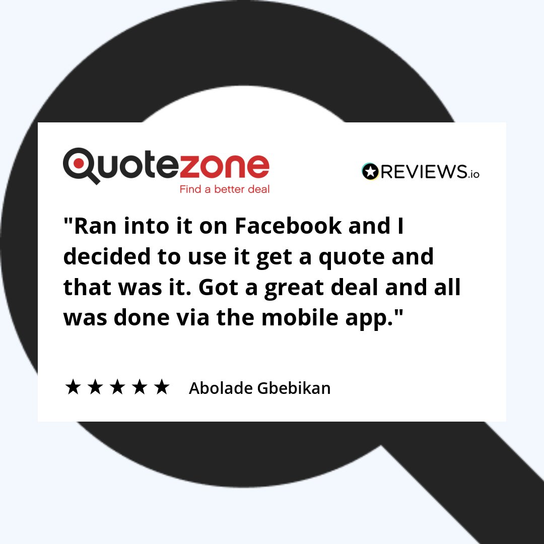 Check out how much this customer saved on their renewal quote 🚗

Don't just auto-renew - get a quote today and see how much you could save on your insurance: quotezone.co.uk