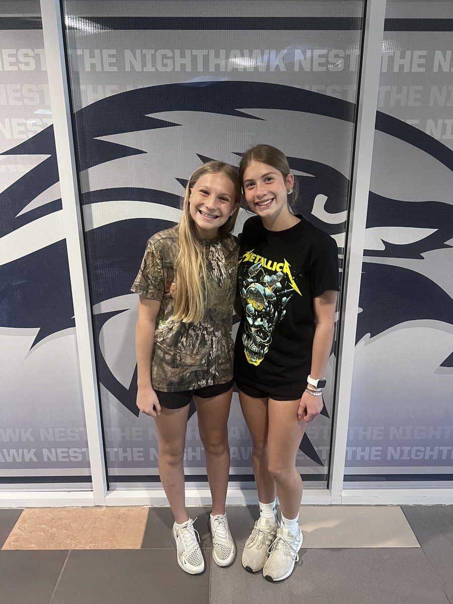HUGE CONGRATS to our Girls Track and Field sportsmanship award recipients Olivia “Livi” Frye and Cece Casteel!! I could not be more proud of you both! Thanks for always representing Nagel in a positive light! Congrats, girls! #ONENEST
