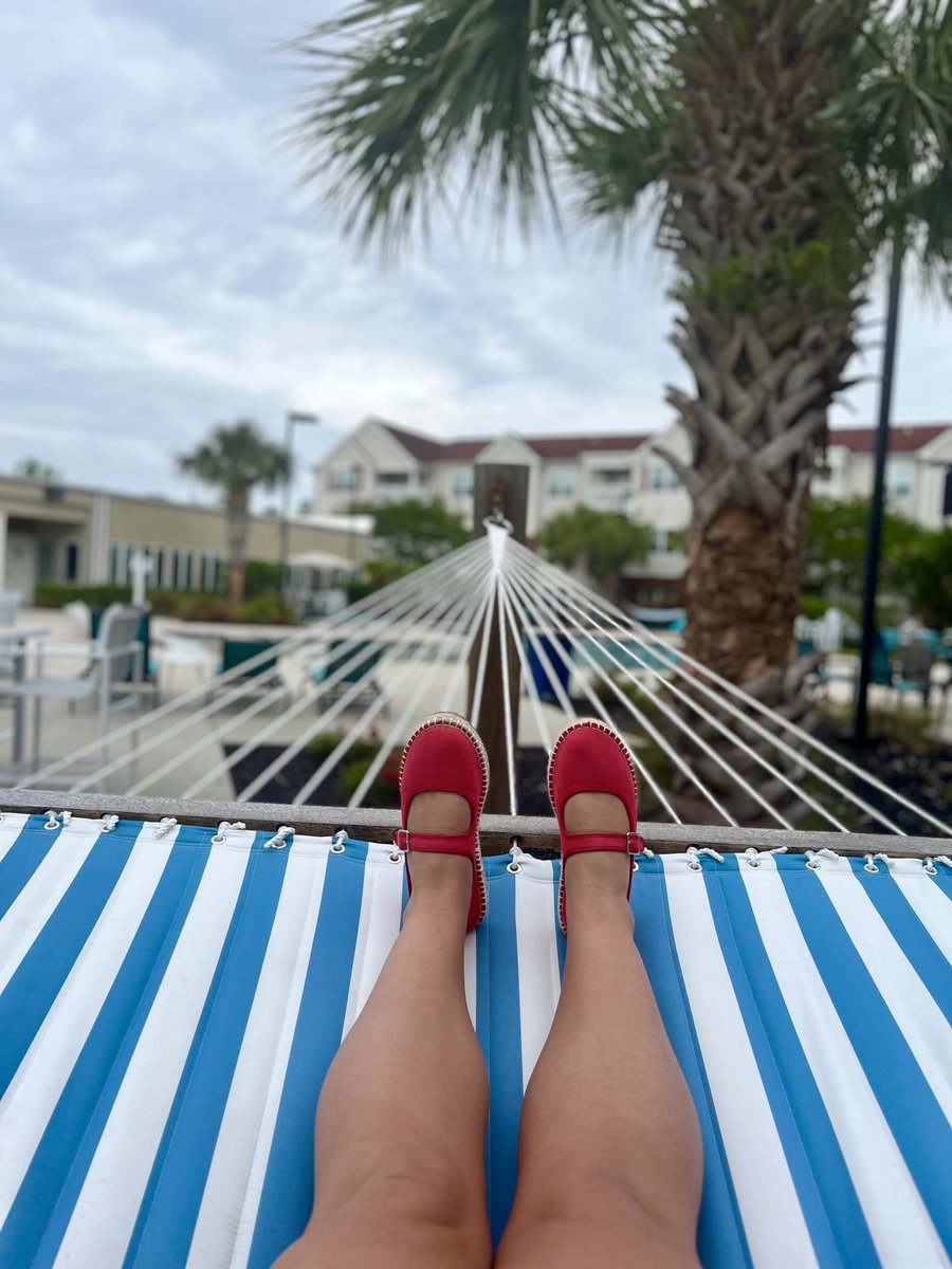 POV: schools out!!!! Sit back &amp; relax in our hammock garden 😎