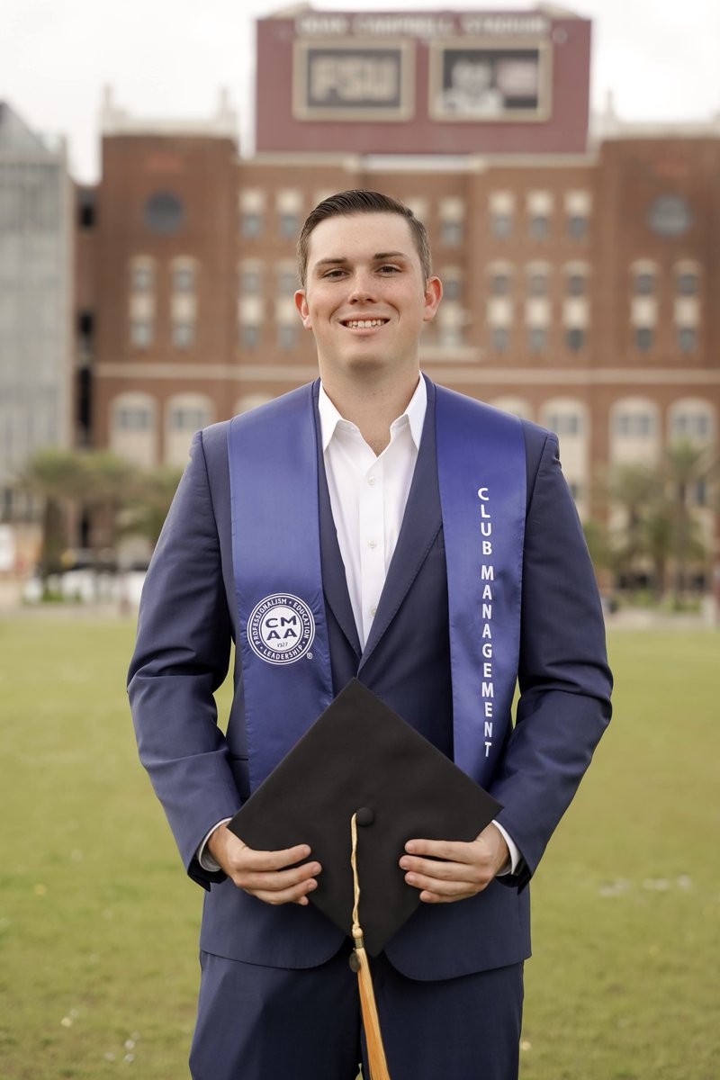 Club Management Association of America (@cmaa) on Twitter photo It's that special time of year again where students close one door and open another: GRADUATION! Congratulations to Carson Liebetrau for graduating from Florida State University with his Bachelor's degree!
Email us your graduation photos at goodnews@cmaa.org. It's that special time of year again where students close one door and open another: GRADUATION! Congratulations to Carson Liebetrau for graduating from Florida State University with his Bachelor's degree!
Email us your graduation photos at goodnews@cmaa.org.