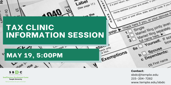 Pennsylvania SBDC (@pasmallbusiness) on Twitter photo Join <a href="/TU_SBDC/">Temple SBDC</a> for their #FREE "Tax Clinic Information Session" Webinar!
Are you behind on filing your business taxes? Temple SBDC is here to help!
📆 5/19/25
⏰ 5:00 pm - 6:00 pm
📍Click here to register: pasbdc.ecenterdirect.com/events/32478
#PASBDC #Entrepreneur #SmallBusiness Join <a href="/TU_SBDC/">Temple SBDC</a> for their #FREE "Tax Clinic Information Session" Webinar!
Are you behind on filing your business taxes? Temple SBDC is here to help!
📆 5/19/25
⏰ 5:00 pm - 6:00 pm
📍Click here to register: pasbdc.ecenterdirect.com/events/32478
#PASBDC #Entrepreneur #SmallBusiness