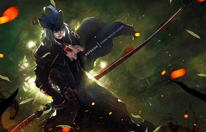 Some Bloodborne piece I've done.#fanart #bloodborne 