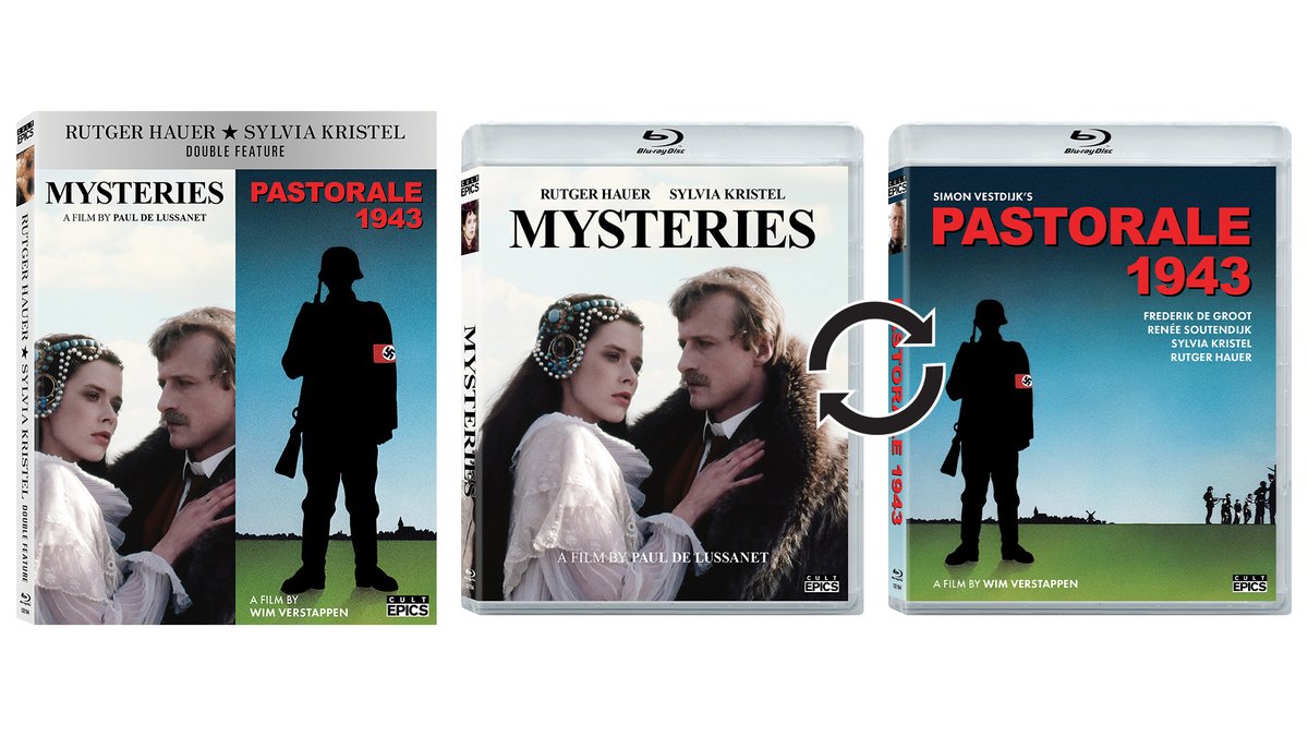 MYSTERIES+PASTORALE 1943 2xBlu-ray Slipcase + reversible sleeve are now available to Pre-order at cultepics.com Early shipping!