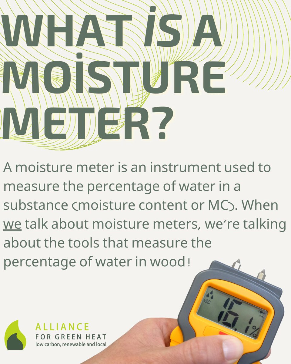 ForGreenHeat's tweet image. At AGH, we&apos;re taking the week to show some love to one of our favorite instruments...the moisture meter!