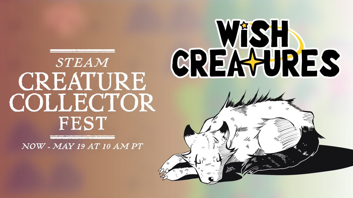 Wish Creatures is part of Steam's #CreatureCollectorFest! Check out the free demo and wishlist the game if you're interested!
#indiegame #solodev