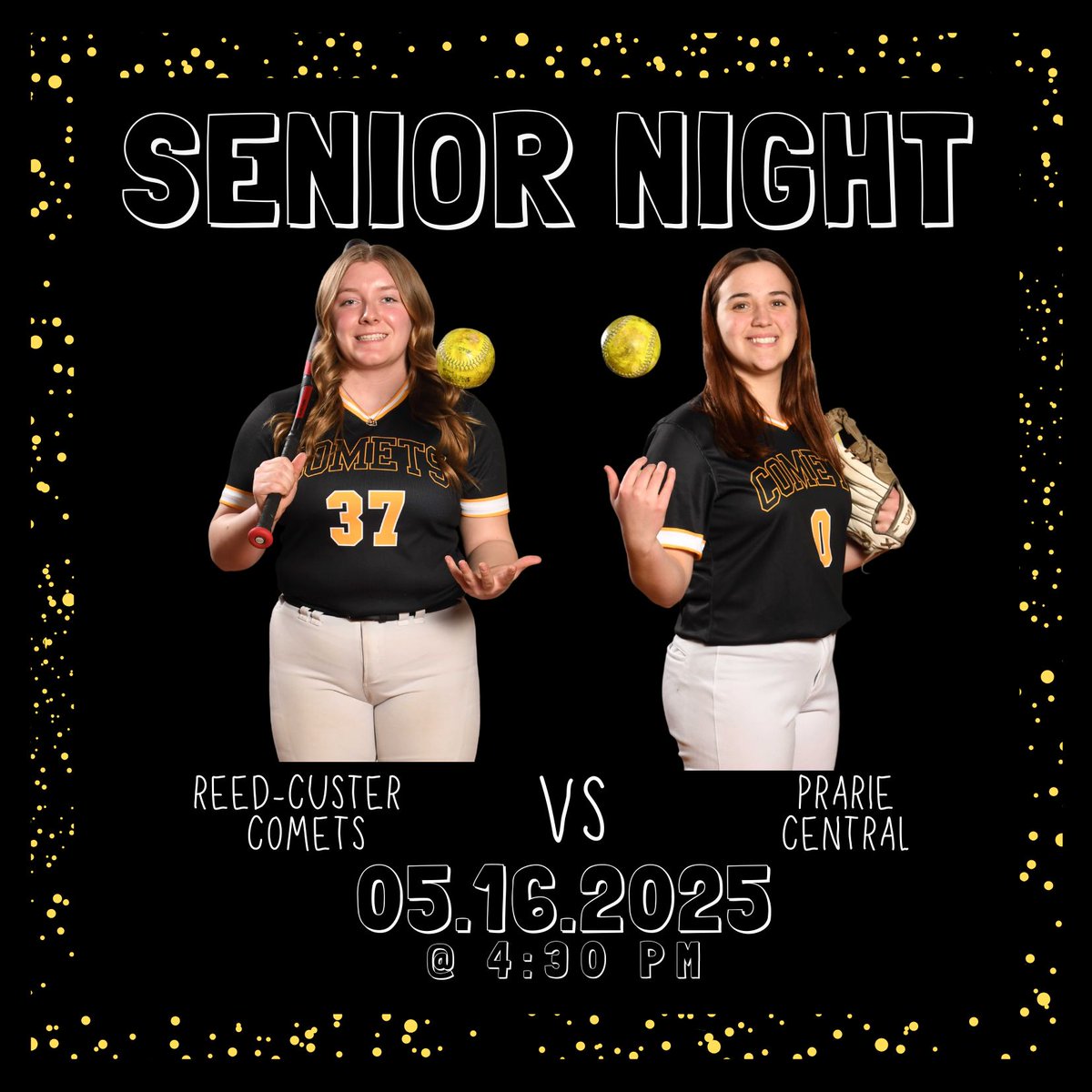 Join us in honoring and cheering on our Seniors this Friday, May 16th!