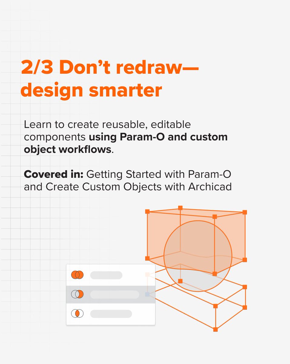 ARCHICAD's tweet image. 3 Archicad tips you’ll wish you knew sooner—from Clone Folders to smarter teamwork.

Want more like these? Explore the official Archicad training. 👉 bit.ly/45cscrw

🔥1 month free with code: LEARN_ARCHICAD!🔥Valid until June 8, 2025

#LearnArchicad #ArchicadTips