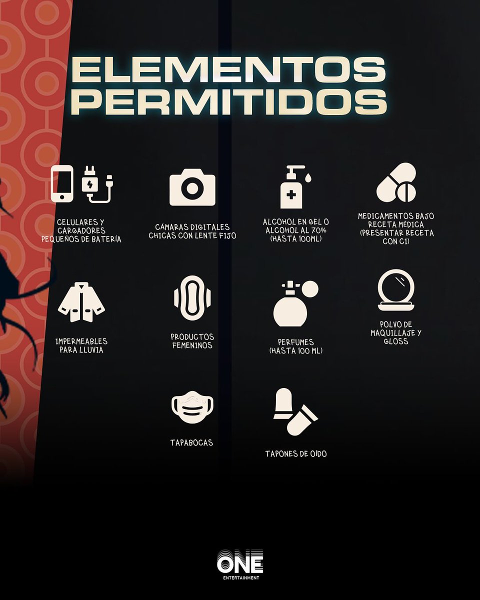 La información que estabas esperando 😎 

@theamywinehouseband en Concierto y esto es lo que debes saber👇🏼

⏰ Horarios 
✅ Objetos Permitidos 
🚫 Objetos Prohibidos 

Desliza 👉🏻

🎫 Ultimas entradas on line en ticketea.com.py y en todos los puntos de venta @ticketeapy