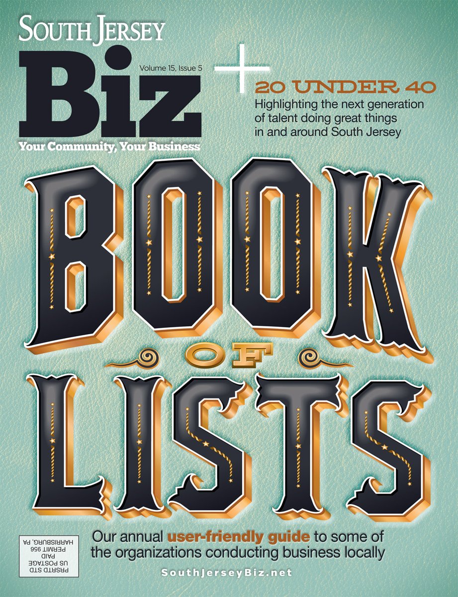 Check out the latest edition of South Jersey Biz featuring our annual Book of Lists and 20 Under 40!

ow.ly/BW2F50VRLCA