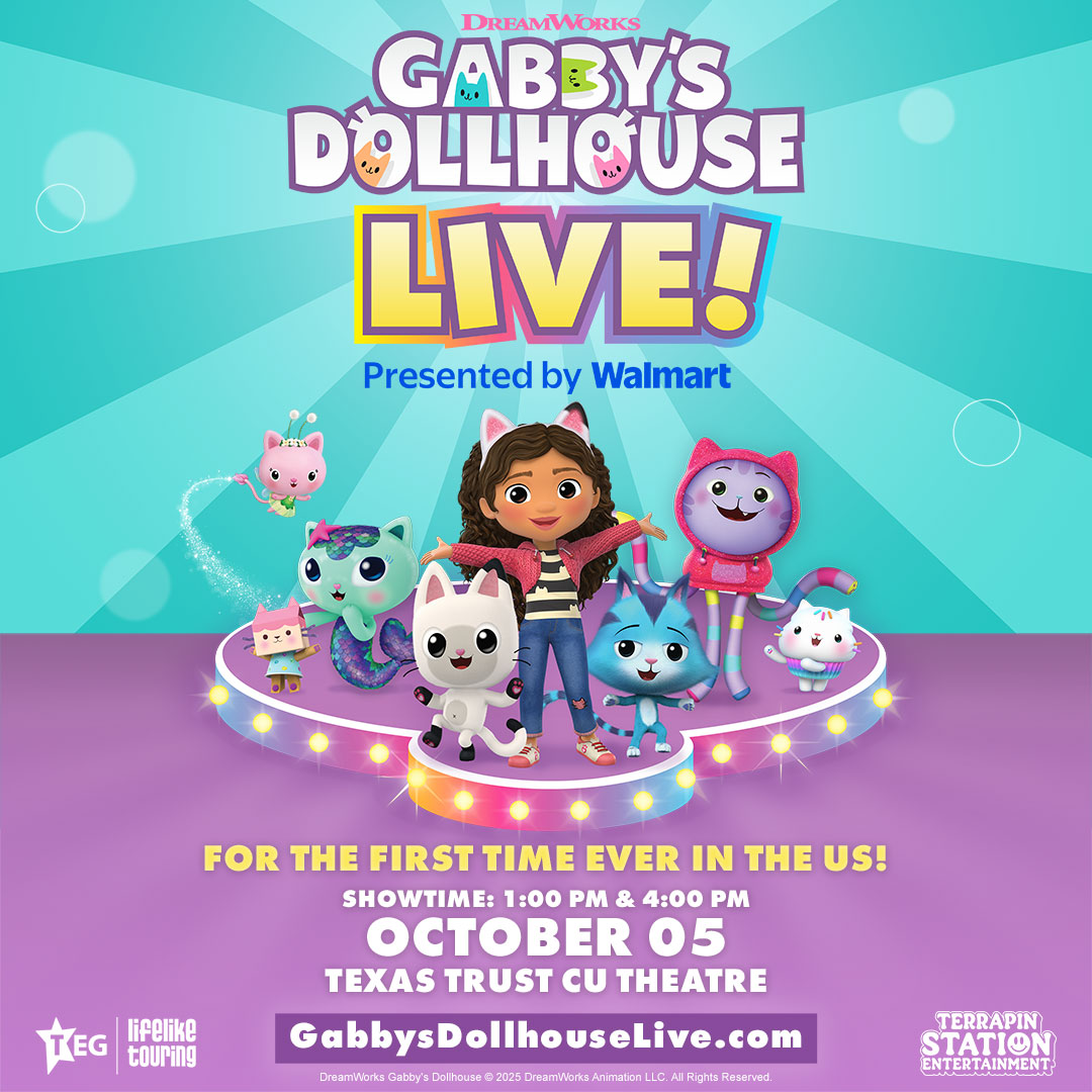 JUST ANNOUNCED: Gabby's Dollhouse is coming to GRAND PRAIRIE for two shows! Don't miss these shows, tickets on sale this Friday at 10am.