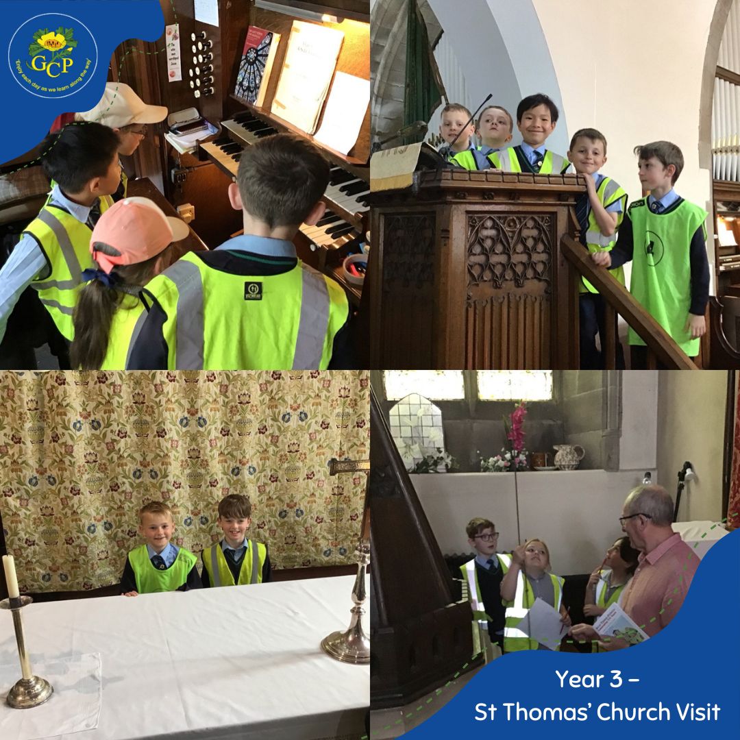 Year 3 had a brilliant time visiting St Thomas' Church as part of their RE topic What is Worship? They explored the features of a church, learned about Christian holy days, and saw how people come together to worship. A great way to bring their learning to life!