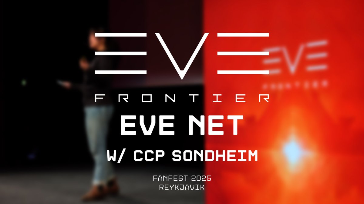 EVE_Frontier's tweet image. Next up, we have the EVE Net presentation with CCP Sondheim, including the Q&amp;amp;A with both her and CCP Raudur! youtu.be/_a8k5Xs8Vcc

Also, surprise upload (I totally didn&apos;t forget about this one!) - the Open Sourcing Carbon presentation with CCP Tuxford and CCP Vertex!…