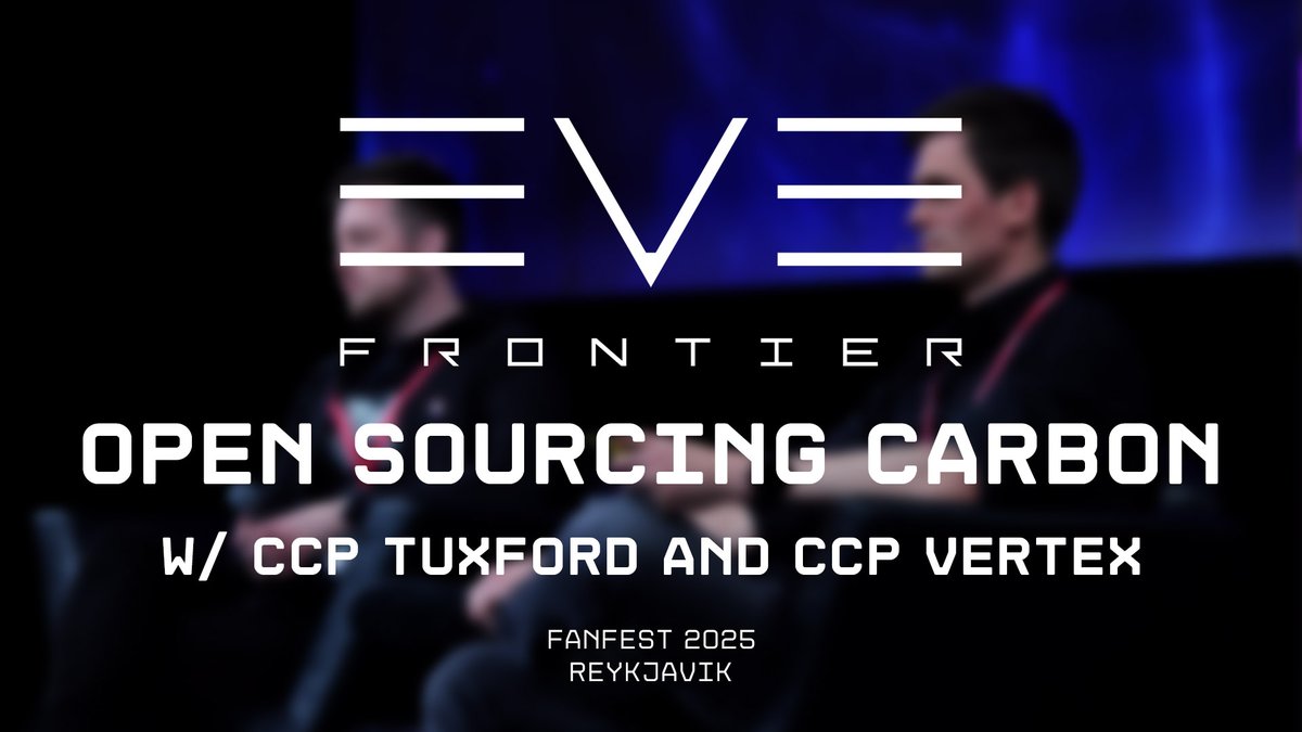 Next up, we have the EVE Net presentation with CCP Sondheim, including the Q&amp;A with both her and CCP Raudur! youtu.be/_a8k5Xs8Vcc

Also, surprise upload (I totally didn't forget about this one!) - the Open Sourcing Carbon presentation with CCP Tuxford and CCP Vertex!