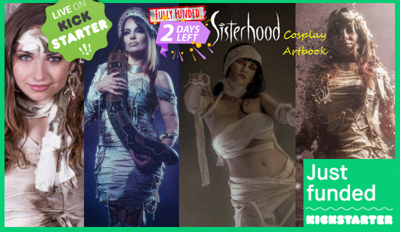 boomvavavoom's tweet photo. TWO project with only TWO days left!
SISTERHOOD: mummies cosplay!  with @AzPowergirl 
INKWELL: Spidey &amp; MJ with Alex Saviuk @Inkwell_ILLust https://t.co/HHpdw9bxMP